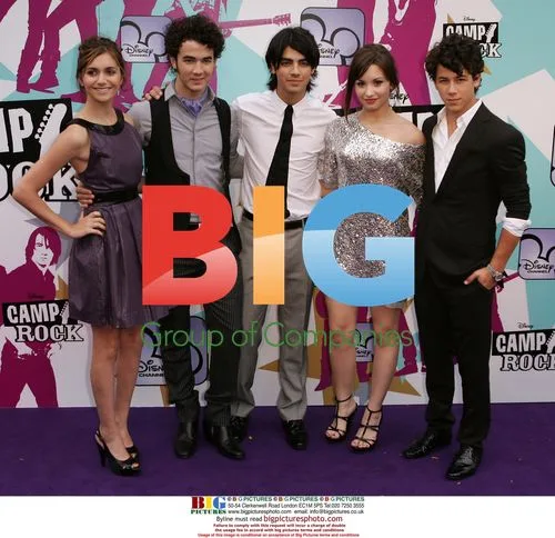 Celebrities at 'Camp Rock' Premiere in London