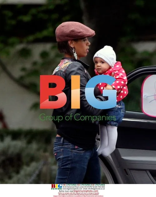 Singer Javine Hylton and family in London