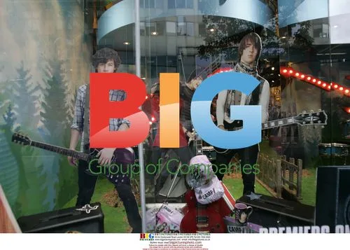 Jonas Brothers greet fans at Disney store in London