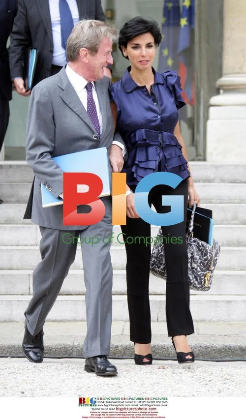 Rachida Dati Leaves Paris Meeting