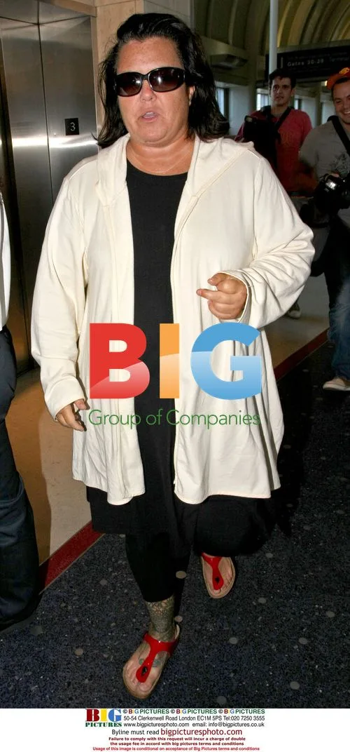 Rosie O'Donnell at LAX Airport