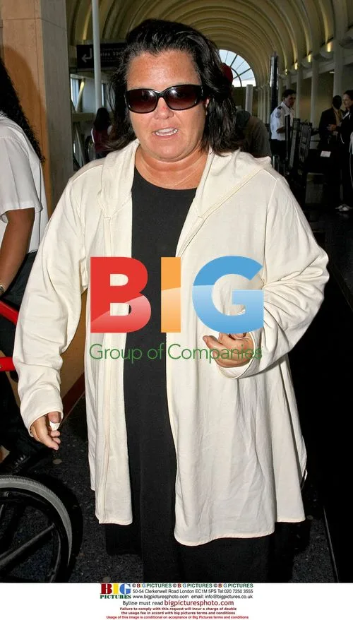 Rosie O'Donnell at LAX Airport in California