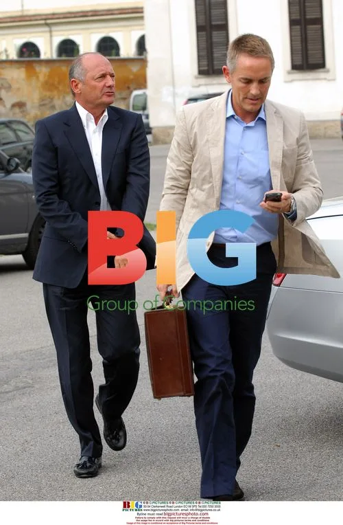 Martin Withmars and Ron Dennis at Formula 1 in Monza
