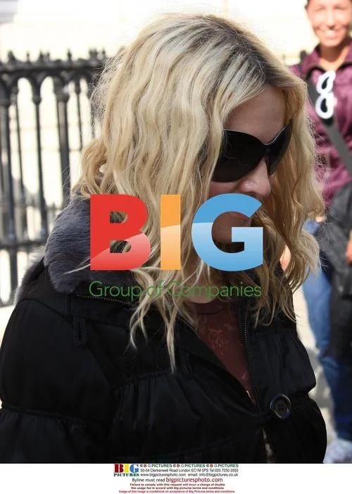 Madonna leaving London gym