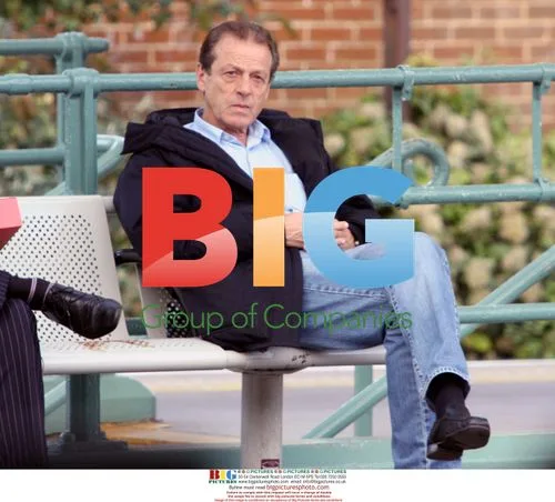 Leslie Grantham 'Dirty Den' at Worthing Station
