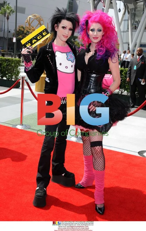 Vyxsin Fiala and Kynt Cothron at 2008 Emmy Awards