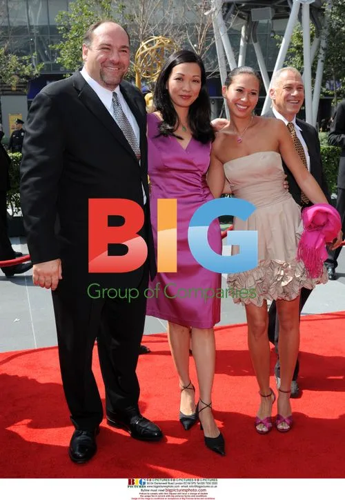 James Gandolfini & Deborah Lin at 2008 Creative Arts Emmys
