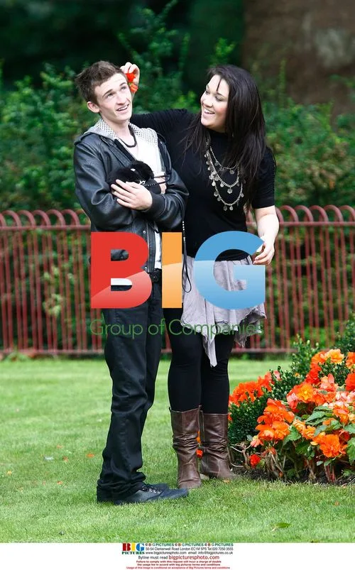 Big Brother Couple with Puppy