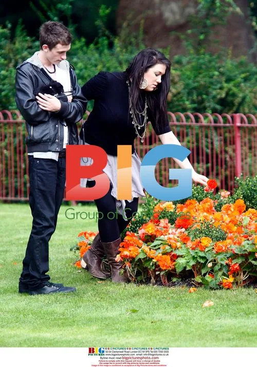 Big Brother Couple with Puppy