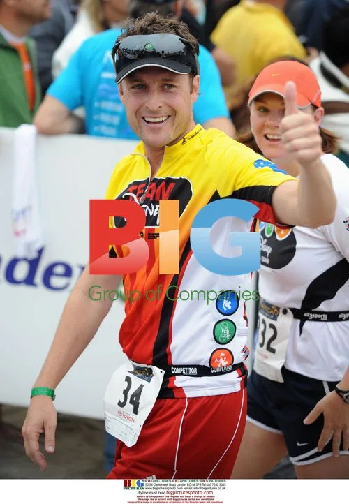 Chris Harrison at Nautica Malibu Triathlon
