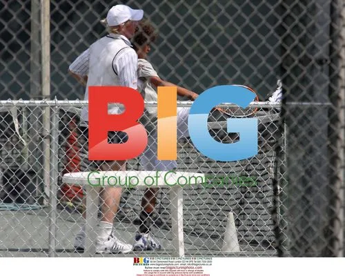 Boris Becker's Sons Practice Tennis