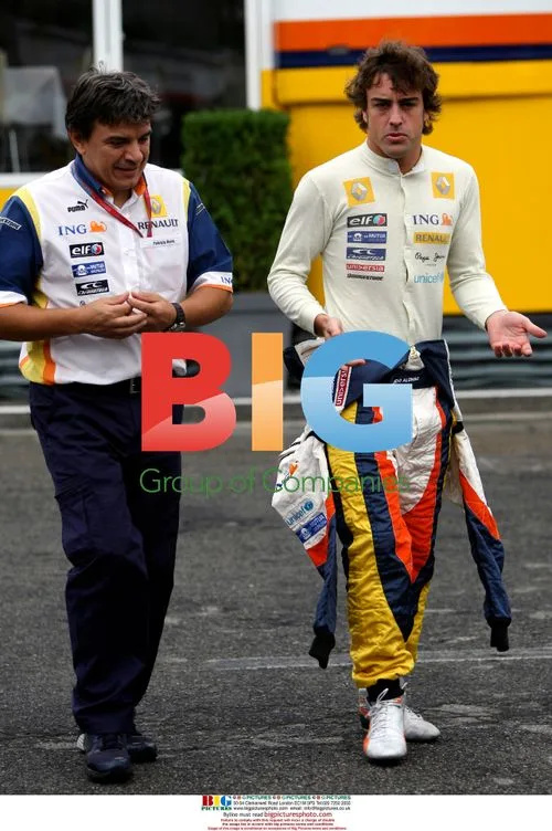Fernando Alonso at Italian Grand Prix practice