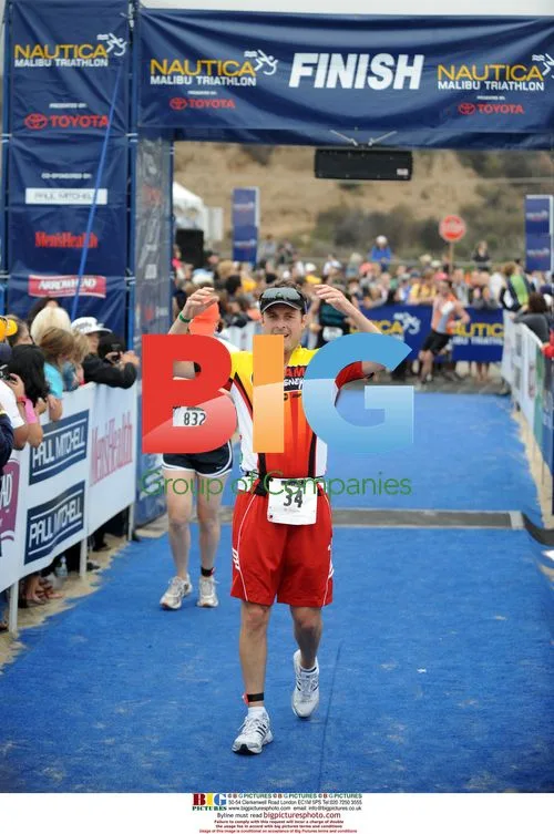 Chris Harrison at Nautica Malibu Triathlon