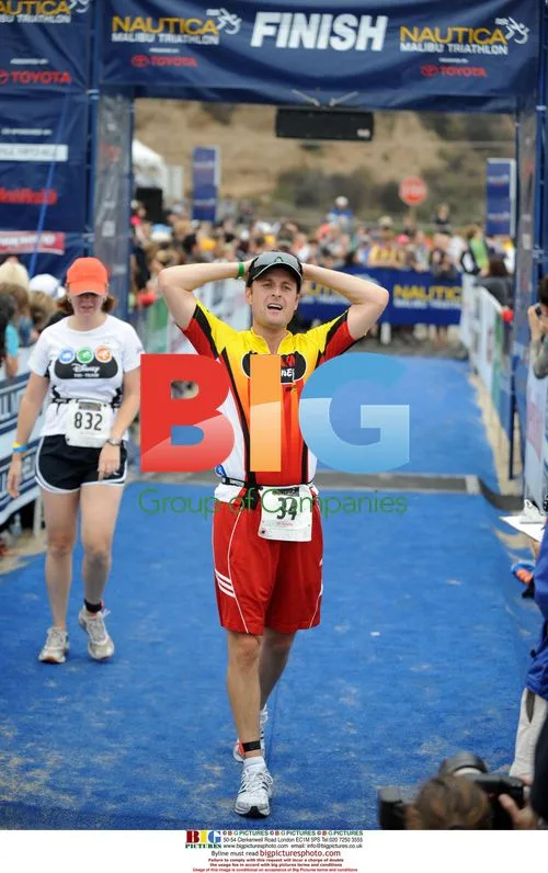 Chris Harrison at Nautica Malibu Triathlon