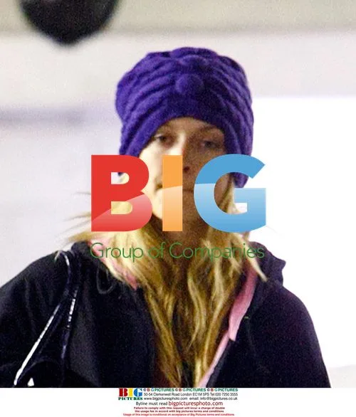 Ferne Cotton spotted in London wearing cosy hat