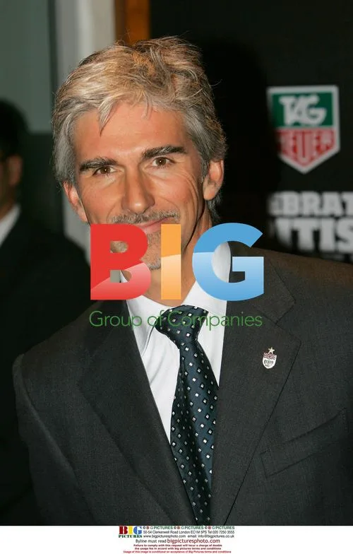 Damon Hill at TAG Heuer British F1 Photos Exhibition