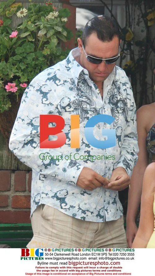 Vinnie Jones and wife Tanya at the Ivy