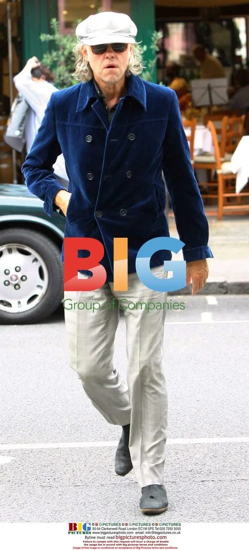 Sir Bob Geldof Shopping in West London