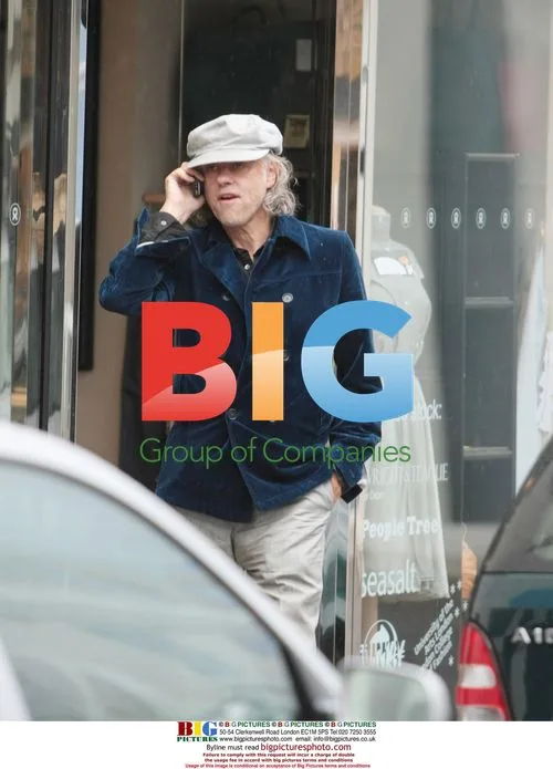 Sir Bob Geldof goes shopping at Oxfam