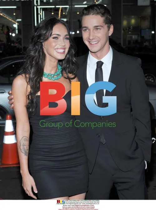 Megan Fox and Shia LaBeouf at "Eagle Eye" premiere