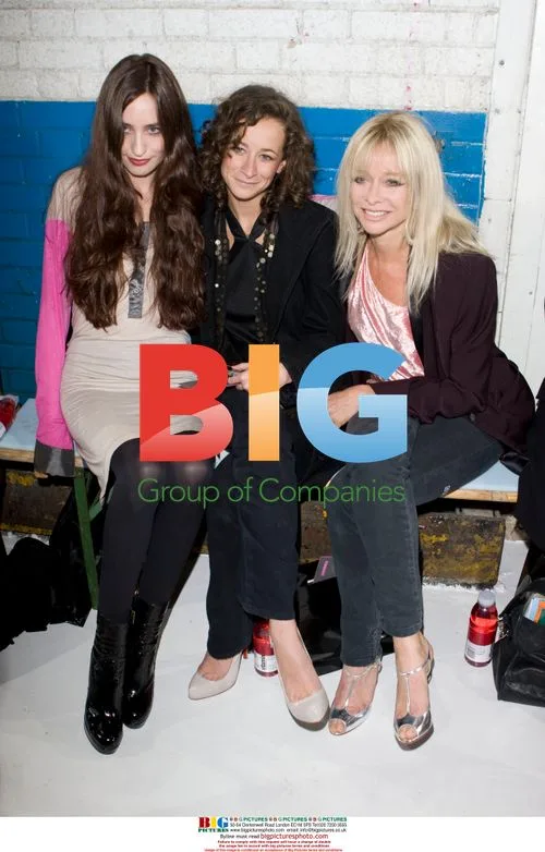 Celebrities at Giles Deacon Fashion Show