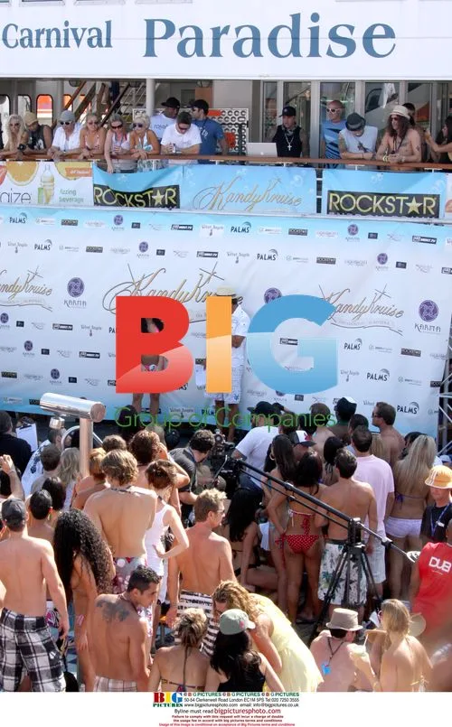 Cisco Adler partying on 'kandy kruise' cruise ship