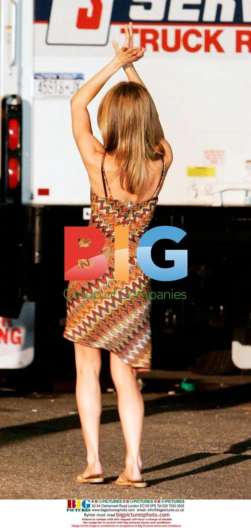 Jennifer Aniston on 30 Rock Set