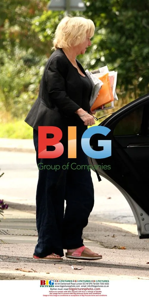 Judy Finnigan Arriving at Channel 4 Studios
