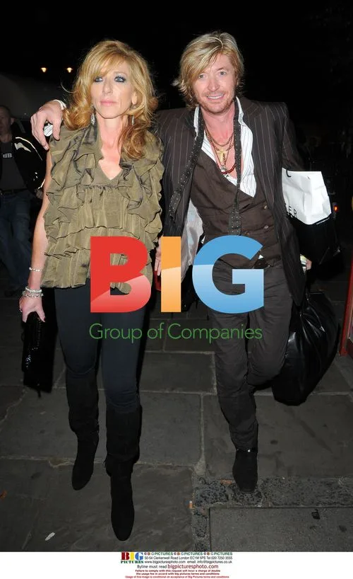 Kelly Hoppen and Nicky Clark at Fashion For Relief
