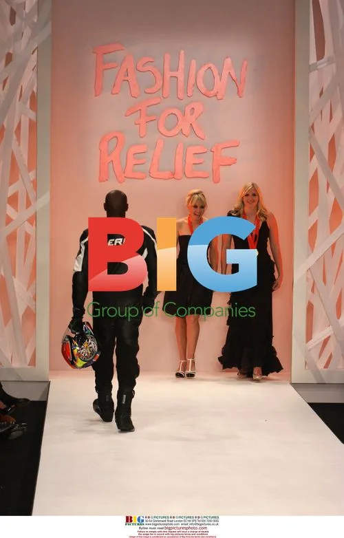 Sarah Ayton and Rebecca Adlington at Fashion For Relief 2008