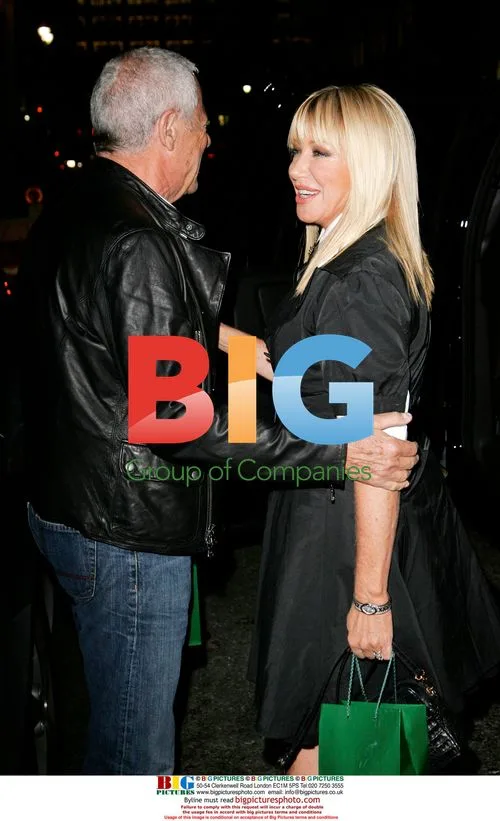 Suzanne Somers and Alan Hamel Leave Broadcast Facility