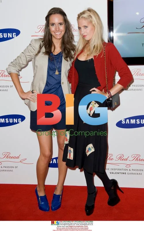 Louise Roe and Marissa Montgomery at Valentino event