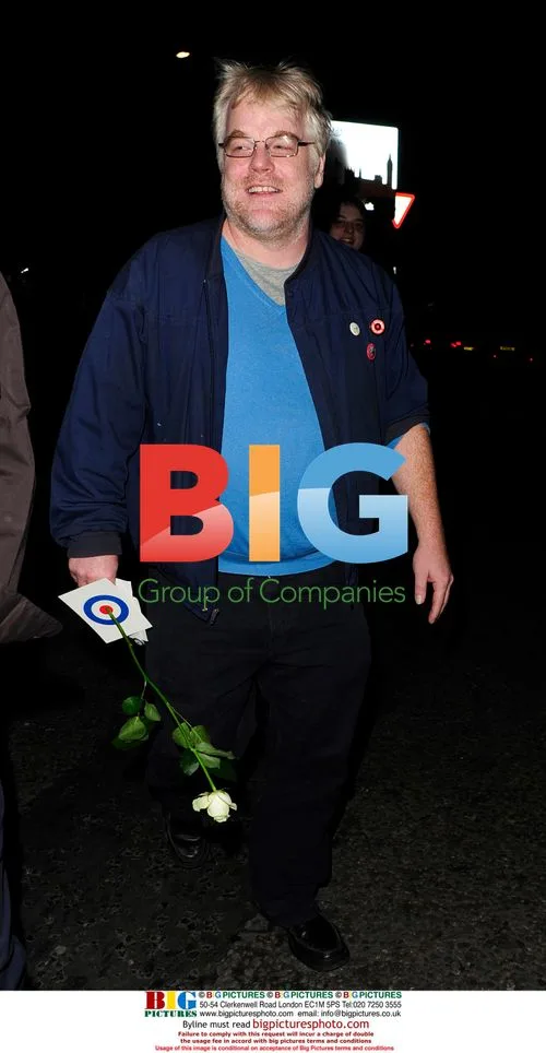 Phillip Seymour Hoffman at Cate Blanchett's party
