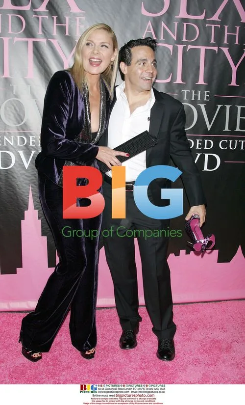 Mario Cantone and Kim Cattrall at "Sex and the City" DVD Launch