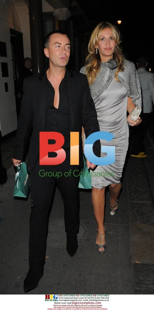 Celebrities at Vogue Party in London