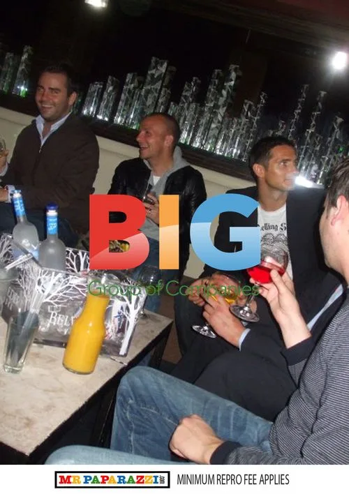 Frank Lampard and Jody Morris at Funky Budha Club