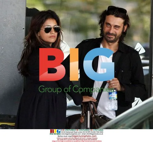 Monica Cruz and Jordi Molla leave Seville party