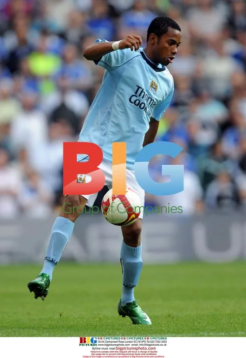 Robinho during Manchester City vs Chelsea