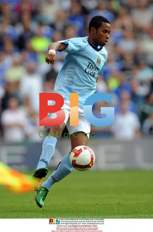 Robinho in action for Manchester City