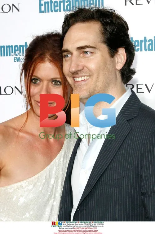 Debra Messing and Daniel Zelman at Emmy Pre-Party