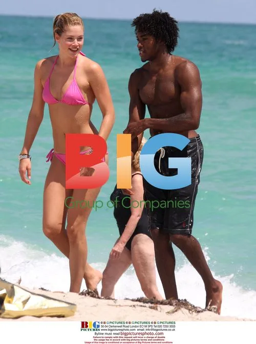 Doutzen Kroes on Miami Beach