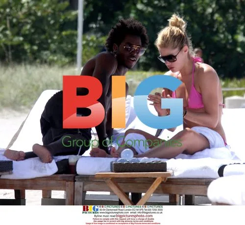 Doutzen Kroes on Miami Beach