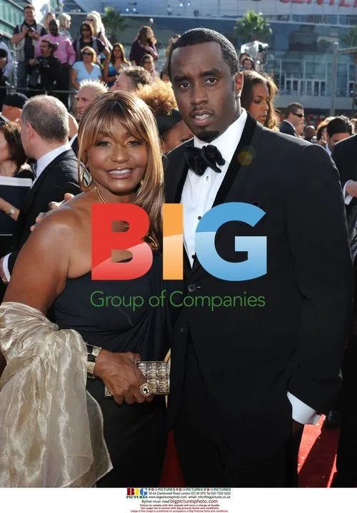 P. Diddy and Mother at Emmys