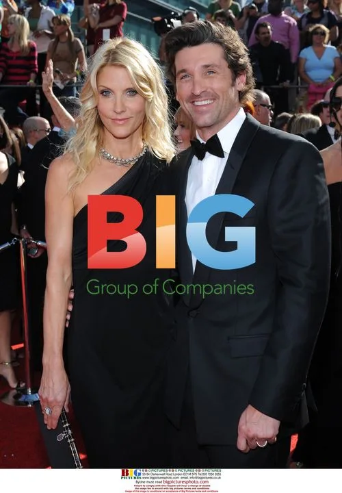 Patrick Dempsey and Jill Fink at 60th Primetime Emmys