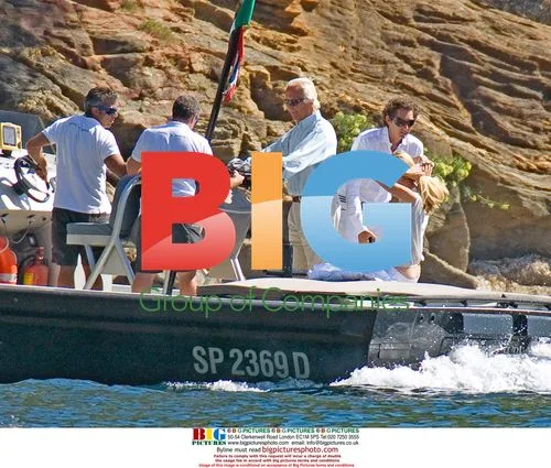Sarkozy and Bruni-Sarkozy Boat Ride