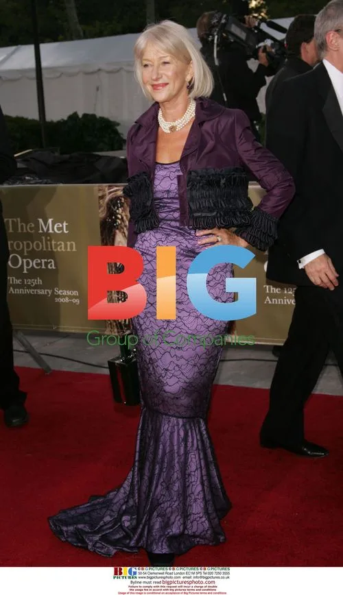 Helen Mirren at Metropolitan Opera Opening