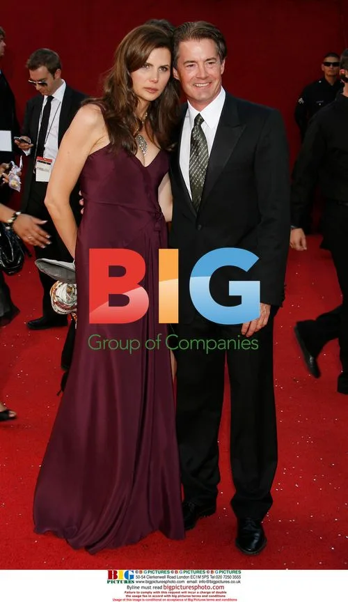 Kyle MacLachlan and Desiree Gruber at 2008 Emmys