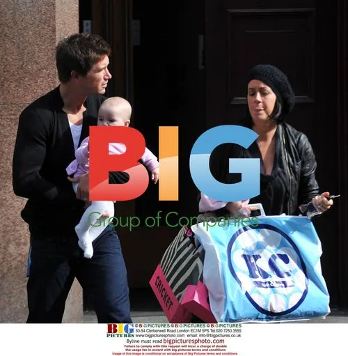 Celeb Couple Harry Kewell & Sheree Murphy With Baby