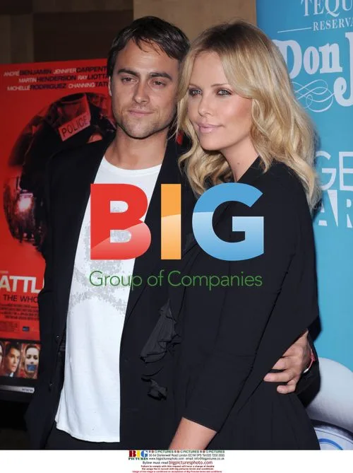 Charlize Theron and Stuart Townsend at Battle in Seattle screening