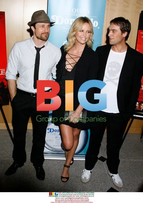 Charlize Theron, Martin Henderson, Stuart Townsend at "Battle in Seattle" screening